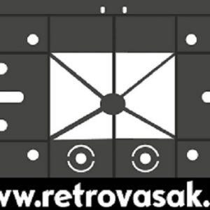 Retrovasak Rendszámkeret (2db)